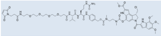 MA-PEG4-vc-PAB-DMEA-duocarmycin SA MA-PEG4-vc-PAB-DMEA-duocarmycin SA