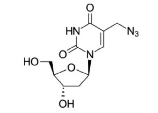 AmdU (5-azidomethyl-2'-deoxyuridine),叠氮甲基dU(AmdU)是一种含有叠氮基团的核苷 AmdU (5-azidomethyl-2'-deoxyuridine),叠氮甲基dU(AmdU)是一种含有叠氮基团的核苷