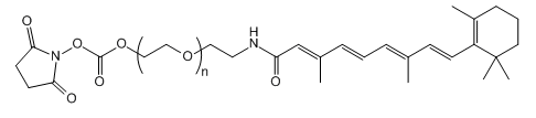SC-PEG-Tretinoin 琥珀酰亚胺碳酸酯-聚乙二醇-全反式维甲酸 SC-PEG-Tretinoin 琥珀酰亚胺碳酸酯-聚乙二醇-全反式维甲酸
