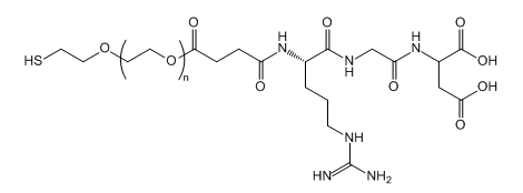 SH-PEG-RGD;Thiol-PEG-ARG-GLY-ASP SH-PEG-RGD;Thiol-PEG-ARG-GLY-ASP