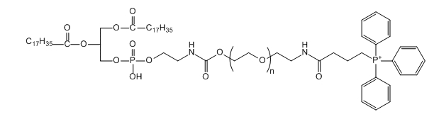 DSPE-PEG-TPP;二硬脂酰基磷脂酰乙醇胺-聚乙二醇-磷酸三苯酯 DSPE-PEG-TPP;二硬脂酰基磷脂酰乙醇胺-聚乙二醇-磷酸三苯酯