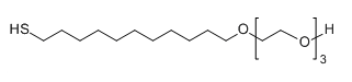SH-(CH2)11-PEG3-OH 11-巯基十一烷-三聚乙二醇 SH-(CH2)11-PEG3-OH 11-巯基十一烷-三聚乙二醇