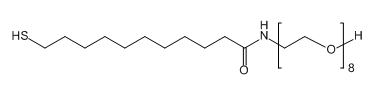 11-Mercaptoundecanamide-PEG8-OH 11-巯基十一烷酰胺-聚乙二醇 11-Mercaptoundecanamide-PEG8-OH 11-巯基十一烷酰胺-聚乙二醇