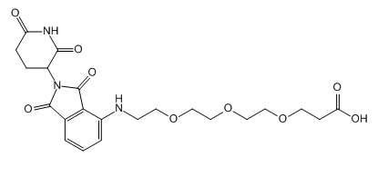 Pomalidomide-PEG3-COOH;2138440-82-9;泊马度胺-三聚乙二醇-丙酸 Pomalidomide-PEG3-COOH;2138440-82-9;泊马度胺-三聚乙二醇-丙酸