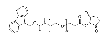 CAS: 1334170-03-4;Fmoc-NH-PEG8-NHS;分子式:C38H52N2O14 CAS: 1334170-03-4;Fmoc-NH-PEG8-NHS;分子式:C38H52N2O14