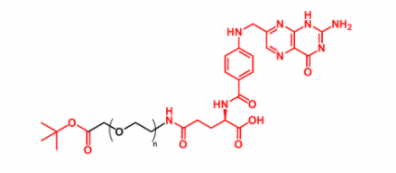 COOtBu-PEG-FA;叔丁酯聚乙二醇叶酸;FA-PEG-COOtBu COOtBu-PEG-FA;叔丁酯聚乙二醇叶酸;FA-PEG-COOtBu