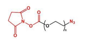 NHS-PEG-N3;活性酯聚乙二醇叠氮;N3-PEG-NHS NHS-PEG-N3;活性酯聚乙二醇叠氮;N3-PEG-NHS