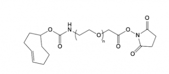 TCO-PEG-NHS 反式环辛烯聚乙二醇活性酯 TCO-PEG-NHS 反式环辛烯聚乙二醇活性酯
