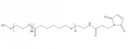 mPEG-PCL-MAL 甲氧基聚乙二醇聚己内酯马来酰亚胺 mPEG-PCL-MAL 甲氧基聚乙二醇聚己内酯马来酰亚胺