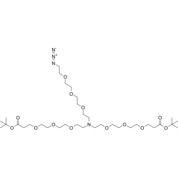 2055042-56-1 N-(Azido-PEG3)-N-bis(PEG3-Boc) PROTAC(蛋白降解靶向嵌合体) 2055042-56-1 N-(Azido-PEG3)-N-bis(PEG3-Boc) PROTAC(蛋白降解靶向嵌合体)