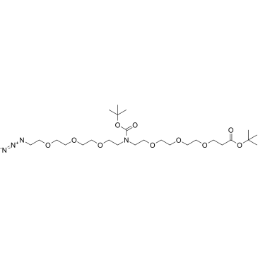 2112732-03-1 N-(Azido-PEG3)-N-Boc-PEG3-t-butyl ester PROTAC(蛋白降解靶向嵌合体) 2112732-03-1 N-(Azido-PEG3)-N-Boc-PEG3-t-butyl ester PROTAC(蛋白降解靶向嵌合体)