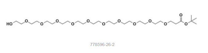 HO-PEG10-t-butyl ester/tBu/TBA，Hydroxy-PEG10-t-butyl ester，778596-26-2，含有羟基和叔丁酯的PEG连接