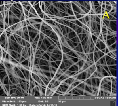 绿色荧光PS聚苯乙烯纤维膜 绿色荧光PS聚苯乙烯纤维膜