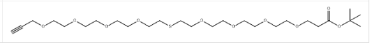 Propargyl-PEG4-S-PEG4-t-butyl ester