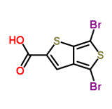 	4,6-二溴噻吩并[3,4-B]噻吩-2-羧酸	 