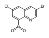 	3-溴-6-氯-8-硝基喹啉  
