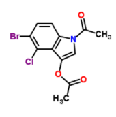 1-乙酰基-5-溴-4-氯-3-吲哚乙酯  
