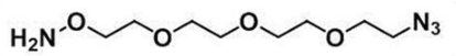 CAS:1306615-51-9；氨氧基三聚乙二醇叠氮；Amineoxy-PEG3-azide