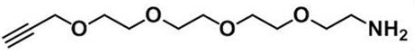炔基-四聚乙二醇-氨基；Alkyne-PEG4-amine