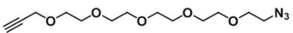 CAS:1589522-62-2；丙炔基-五聚乙二醇-叠氮；Alkyne-PEG5-Azide
