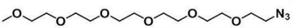 CAS:1043884-49-6；甲氧基六聚乙二醇叠氮；azide-mPEG6