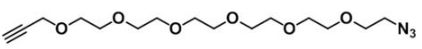 CAS:1198080-03-3；丙炔基-六聚乙二醇-叠氮；Alkyne-PEG6-Azide