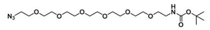Azide-PEG6-NH-Boc；叠氮-六聚乙二醇-氨基叔丁氧羰基；Azido-PEG6-NHBoc；BocNH-PEG6-CH2CH2N3