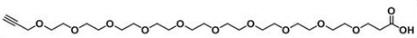 丙炔-十乙二醇-羧酸；Alkyne-PEG10-acid；Propargyl-PEG10-acid