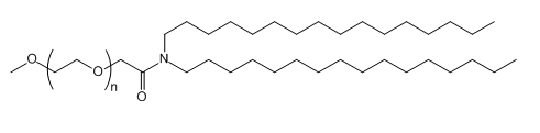 mPEG-DHA;甲氧基聚乙二醇-双十六烷基乙酰胺 mPEG-DHA;甲氧基聚乙二醇-双十六烷基乙酰胺