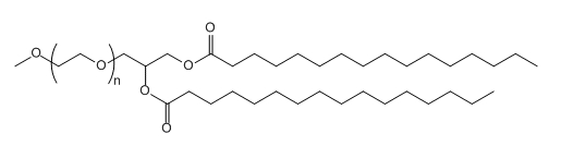 mPEG-DPG;甲氧基聚乙二醇-双棕榈酸甘油酯 mPEG-DPG;甲氧基聚乙二醇-双棕榈酸甘油酯
