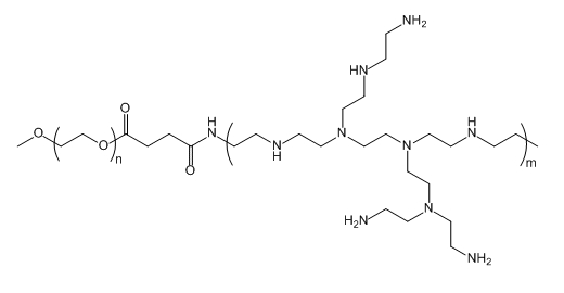 mPEG-PEI(1K);甲氧基聚乙二醇聚乙烯亚胺(1K);mPEG-Polyethylenimine(1K) mPEG-PEI(1K);甲氧基聚乙二醇聚乙烯亚胺(1K);mPEG-Polyethylenimine(1K)