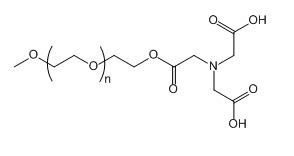 mPEG-NTA;甲氧基聚乙二醇-氮川三乙酸;mPEG-Nitrilotriacetic acid