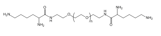 L-Lysine-PEG-L-Lysine 赖氨酸-聚乙二醇-赖氨酸