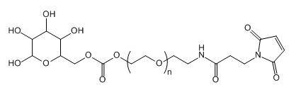 Glucose-PEG-NH-MAL 葡糖糖-聚乙二醇-氨基-马来酰亚胺