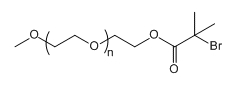 mPEG-2-Bromo-2-methylpropanoic acid ethyl ester；甲氧基聚乙二醇-2-溴代异丁酸甲酯