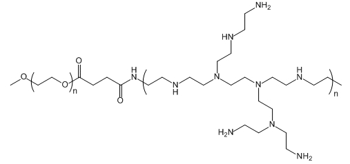 mPEG-PEI(25K)；甲氧基聚乙二醇-聚乙烯亚胺(25K)；mPEG-Polyethylenimine(25K)
