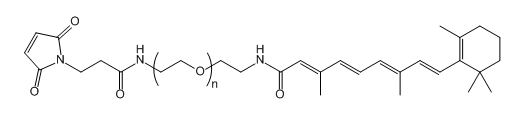 Mal-PEG-Tretinoin 马来酰亚胺-聚乙二醇-全反式维甲酸