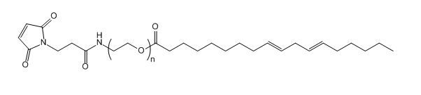 LNA-PEG-Mal 亚油酸-聚乙二醇-马来酰亚胺 LNA-PEG-Mal 亚油酸-聚乙二醇-马来酰亚胺
