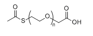 Acetylthio-PEG-COOH 乙酰基巯基-聚乙二醇-羧基 Acetylthio-PEG-COOH 乙酰基巯基-聚乙二醇-羧基