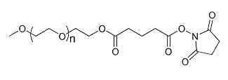 mPEG-SG;甲氧基聚乙二醇琥珀酰亚胺戊二酸酯;mPEG-Succinimidyl Glutarate ester mPEG-SG;甲氧基聚乙二醇琥珀酰亚胺戊二酸酯;mPEG-Succinimidyl Glutarate ester