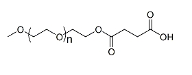 mPEG-SA;mPEG-Succinic Acid;甲氧基聚乙二醇-丁二酸酯