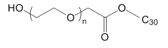 OH-PEG-AA-C30 羟基-聚乙二醇-乙酸+C30成酯