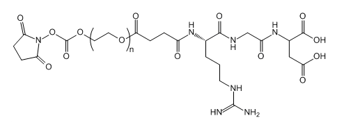 NHS-PEG-RGD  活性酯-聚乙二醇-精氨酰-甘氨酰-天冬氨酸