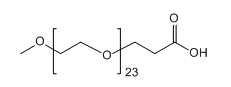 mPEG23-CH2CH2COOH；甲氧基-二十三聚乙二醇-丙酸