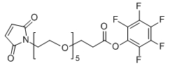 Mal-PEG5-PFP;CAS : 1807512-46-4;分子式: C23F5H26NO9 Mal-PEG5-PFP;CAS : 1807512-46-4;分子式: C23F5H26NO9