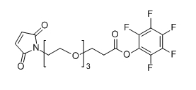 Mal-PEG3-PFP;CAS : 1807534-78-6;分子式: C19F5H18NO7