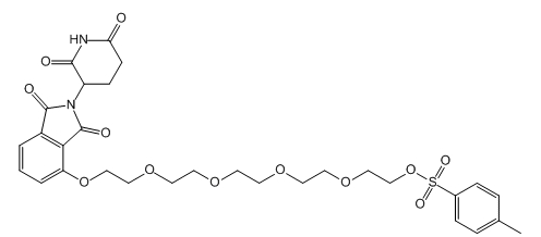 Thalidomide-O-PEG5-Tosyl;沙利度胺-O-四聚乙二醇-对甲苯磺酸酯