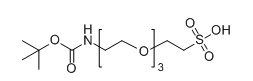 CAS: 1817735-32-2;Boc-NH-PEG3-SO3H;分子式：C13H27NO8S