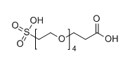 COOH-PEG4-SO3H;分子式: C11H22O9S;应用于医学研究