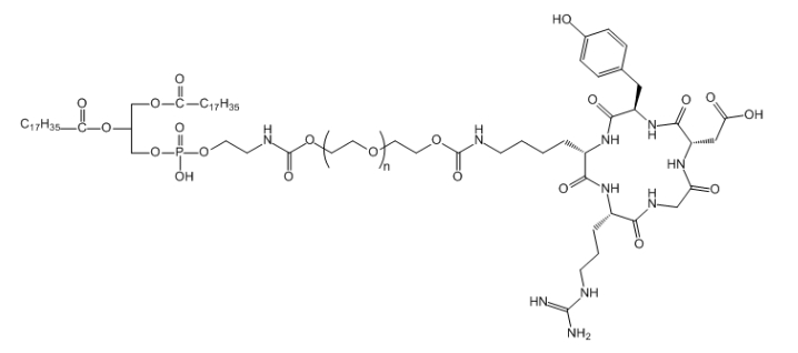 DSPE-PEG-c(RGDyK);应用于医学研究